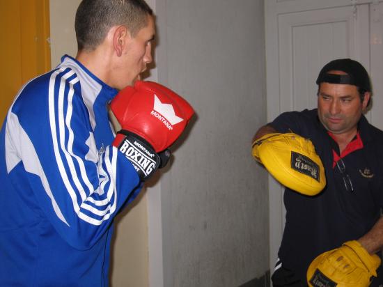 Mourad a l'echaufement a St LO