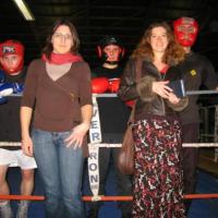 les boxeuses Ingrid et Saraha soutienent nos competiteurs